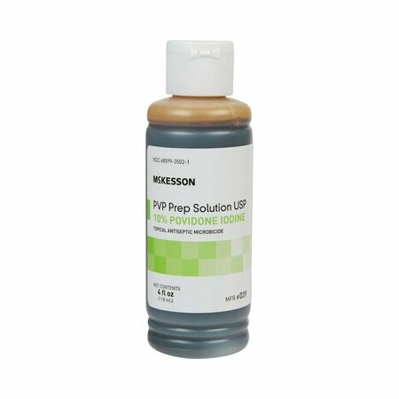 MCKESSON Microbicide Antiseptic PVP Scrub Solution, 4 oz. Bottle, 36PK 39